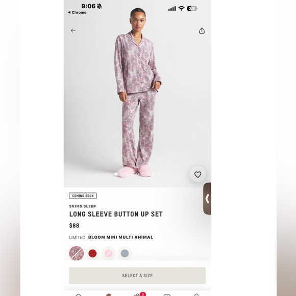 SOLD!!! SKIMS Long Sleep - 2026 VDAY SET!! - Picture 6 of 7